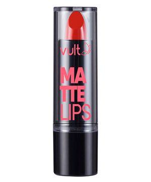 batom matte lips vult vermelho carmim único