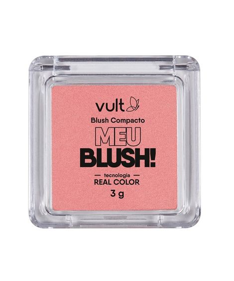 blush compacto vult rosa perolado único