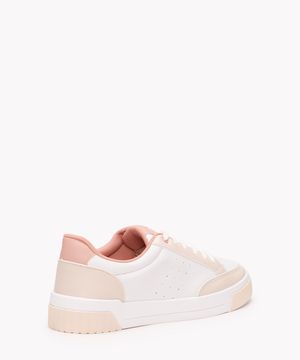 tênis casual com recortes oneself off white