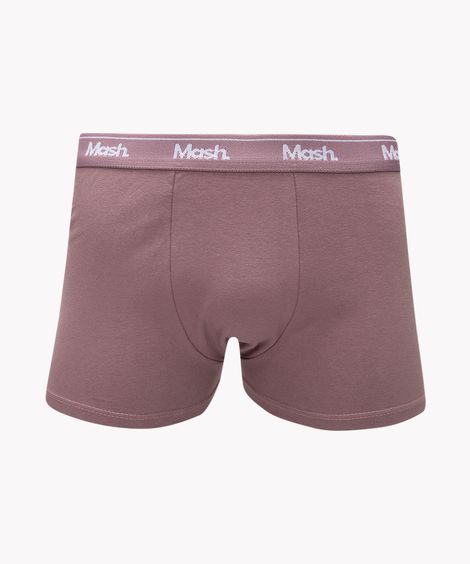 cueca boxer de algodão mash rosa