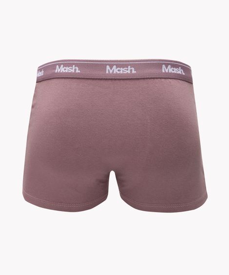 cueca boxer de algodão mash rosa