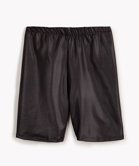 bermuda biker juvenil  preto