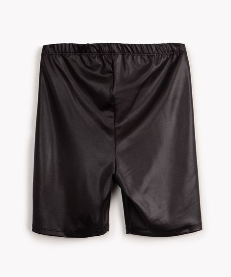 bermuda biker juvenil  preto