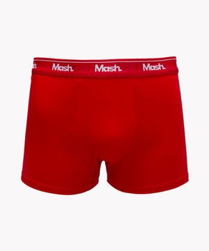 cueca boxer de algodão mash vermelho