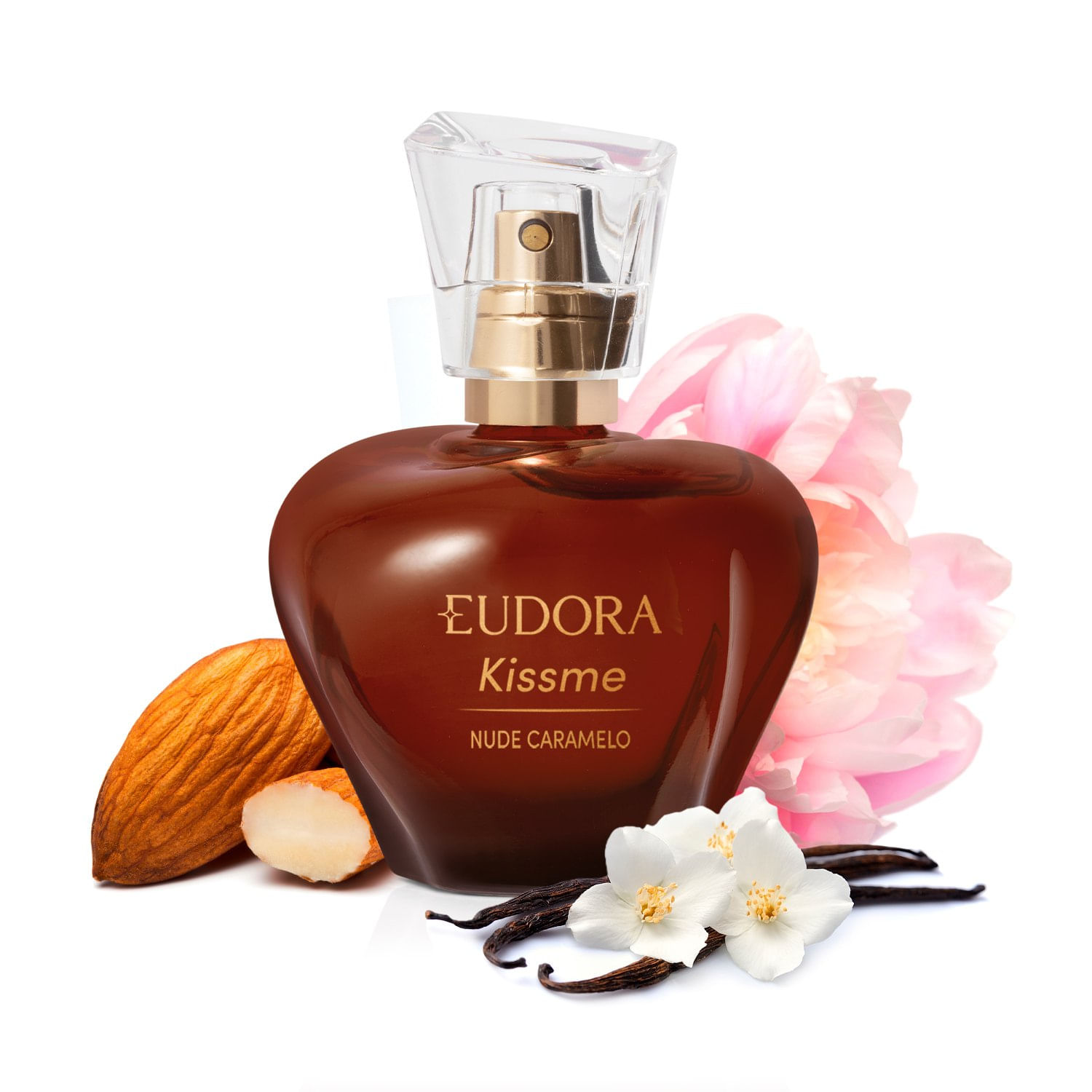 Perfume Eudora Kiss Me Nude Caramelo 50ml Unico