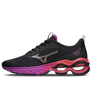 Tênis de Corrida Feminino Mizuno Wave Frontier 15 Preto