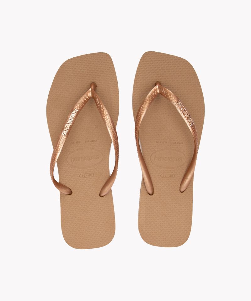 chinelo havaianas slim square rose - C&A