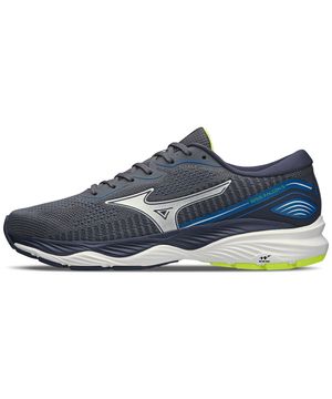 Tênis de Corrida Masculino Mizuno Wave Falcon 5 Cinza