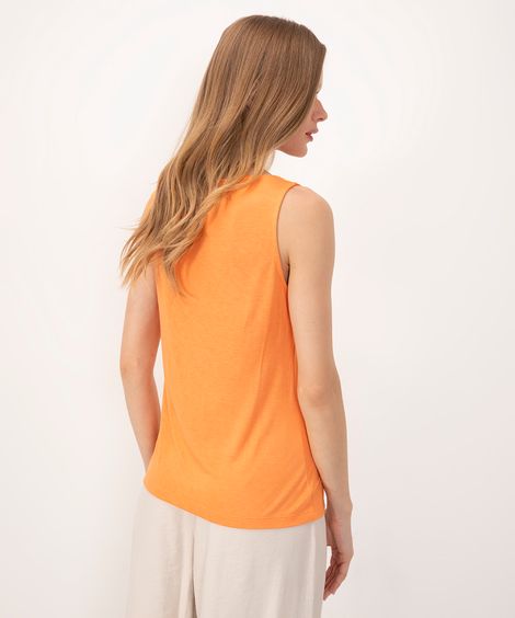 regata de viscose degagê laranja
