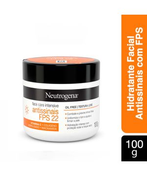 Hidratante Facial Neutrogena Face Care Antissinais Dia FPS 22