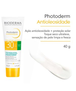 Protetor Solar Facial Antioleosidade Bioderma Photoderm FPS30