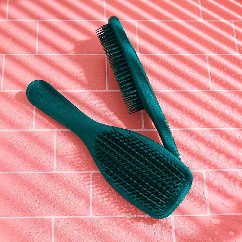 escova de cabelo tangle teezer wet detangler green jungle - C&A