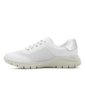 Tênis Usaflex Casual Laser Feminino Branco