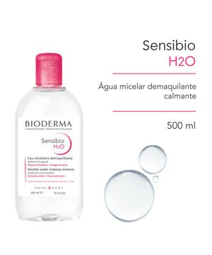 Bioderma Sensibio H2O Água Micelar Facial de Limpeza 500ml