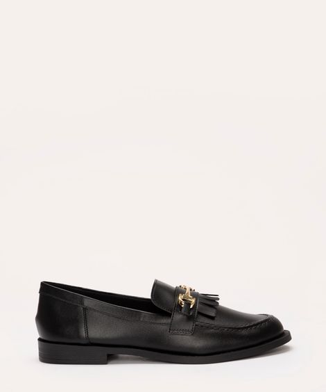 mocassim com bridão mindset preto