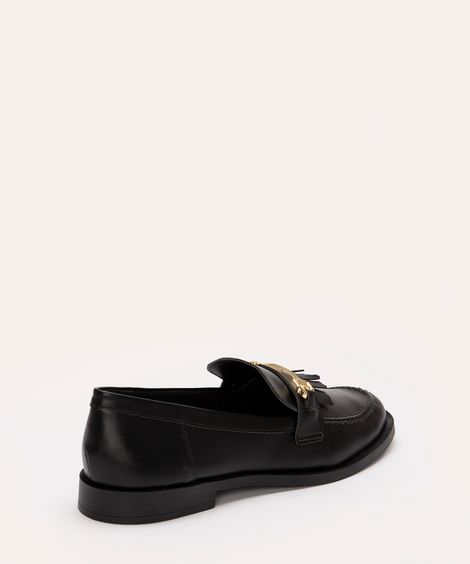 mocassim com bridão mindset preto