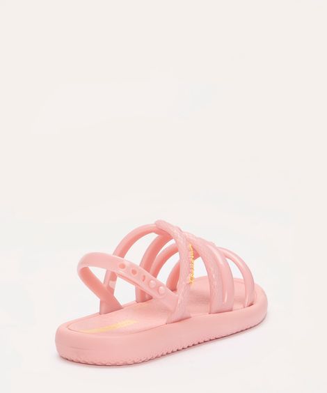 sandália infantil trançada meu sol ipanema pink
