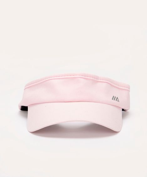 viseira com proteção uv esportiva rosa