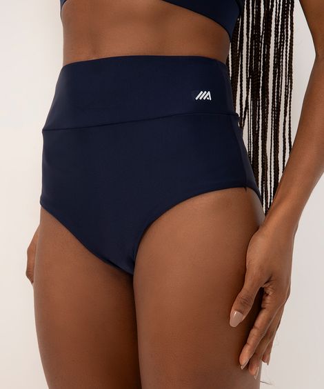 calcinha hot pant com bolso esportivo azul