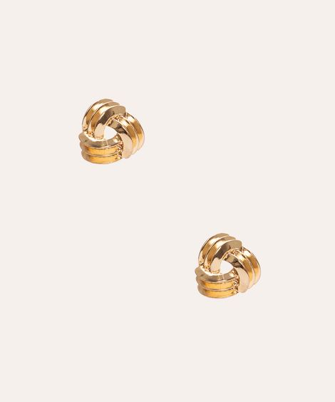 brinco torcido mindset dourado