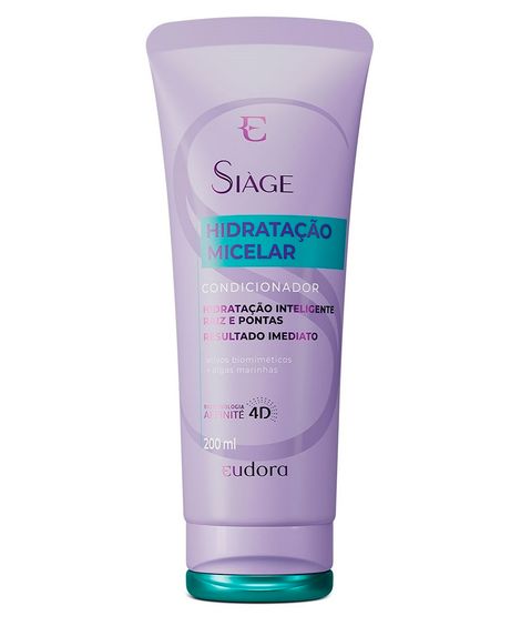condicionador eudora siàge hidratação micelar 200ml único