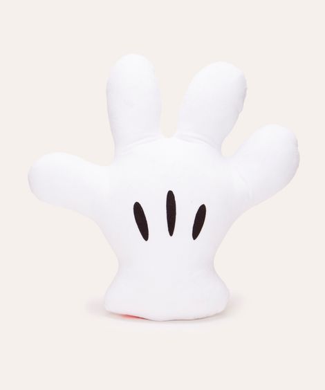 almofada luva do mickey branco