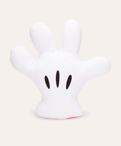 almofada luva do mickey branco