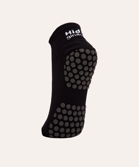 meia sapatilha antiderrapante preto