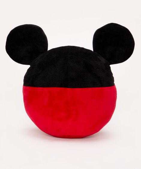 almofada pelúcia mickey preto