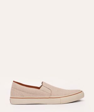 tênis slip on de sarja oneself bege