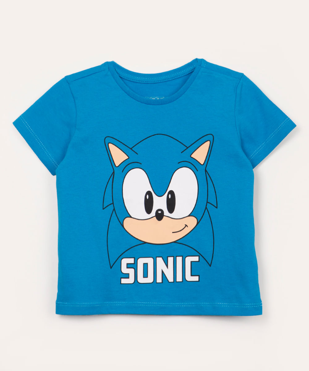 Camiseta Sonic Infantil