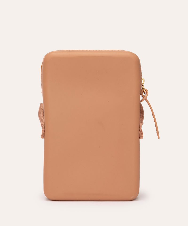 bolsa transversal com bolso moleca nude - C&A