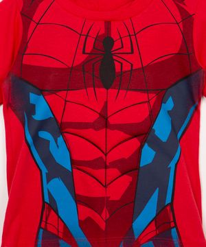 camiseta de algodão infantil homem aranha com capuz mascara vermelha