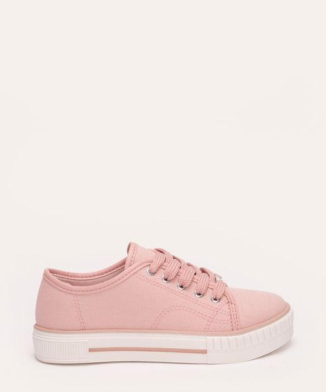 tênis infantil com textura molekinha rosa