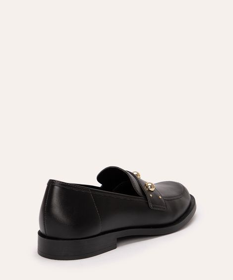mocassim com tachas oneself preto