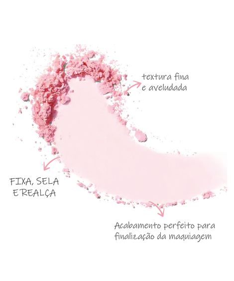 pó facial solto rosa pink powder by karen bachini rosa