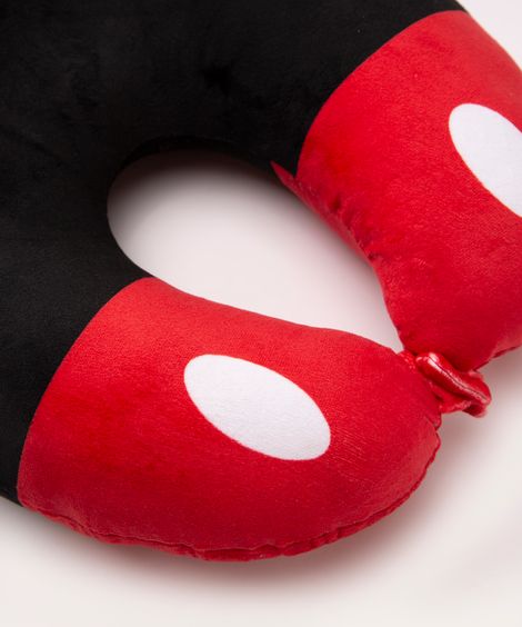 apoio de pescoço com máscara de dormir disney mickey colorido