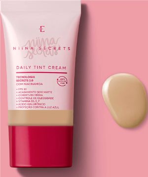 base líquida daily tint cream niina secrets 25ml cor 5 única