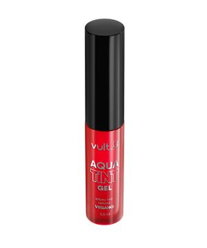 batom vult aqua tint gel red 5,5ml única