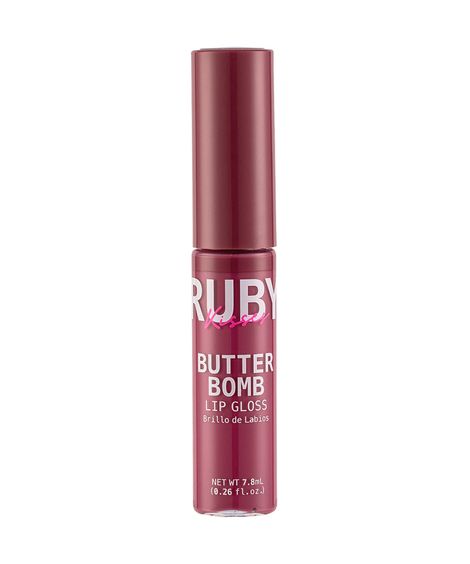 gloss ruby kisses butter bomb blushing única