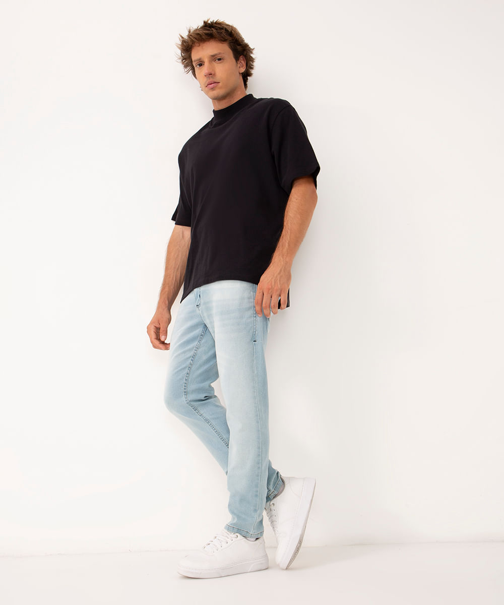 Calça Tommy Hilfiger Jeans Masculina Regular Fit Mercer Normal