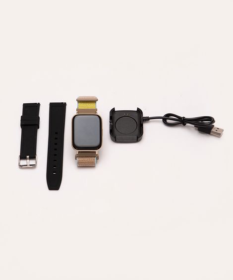 Relógio Smart Touch Mondaine Troca Pulseira 16001M0MVNG7 dourado