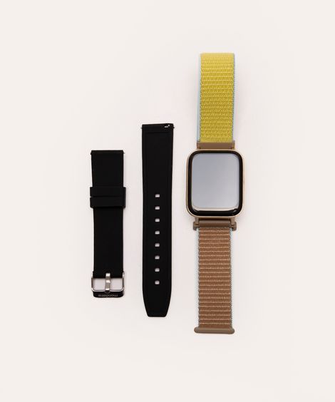 Relógio Smart Touch Mondaine Troca Pulseira 16001M0MVNG7 dourado