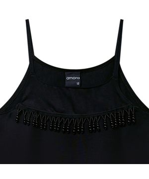 Blusa Teen Feminina Amora Viscose Preto