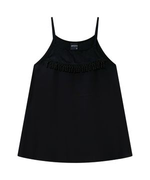 Blusa Teen Feminina Amora Viscose Preto