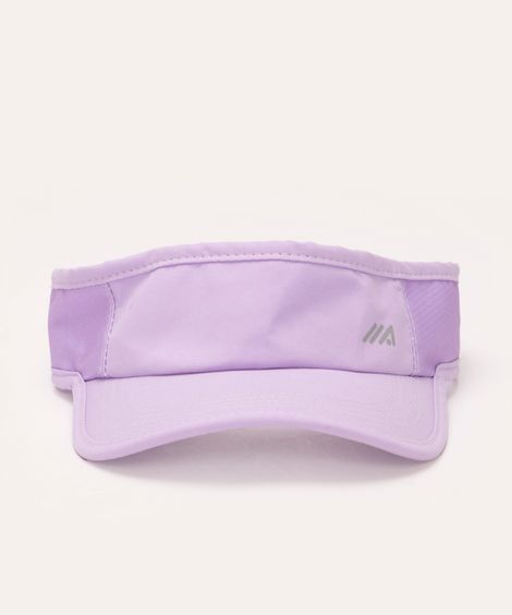 viseira com microfuros e velcro esportiva lilás