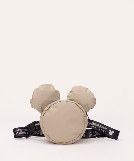pochete infantil mickey bege claro