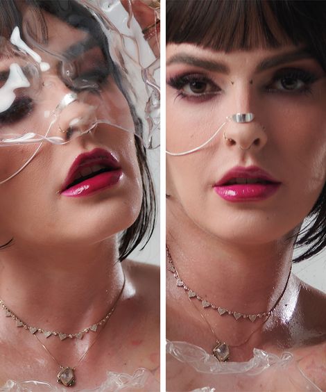 Gloss labial tattoo by Karen Bachini preto