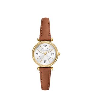 Relógio Fossil Feminino Carlie Dourado ES5297 0DN