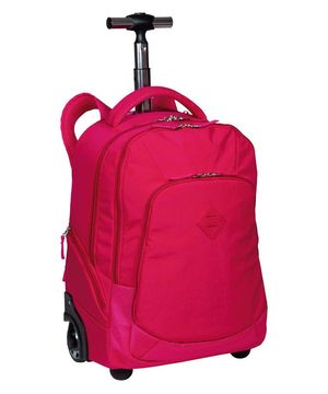 Mochila Carrinho 2 em 1 Sestini Rolling Crinkle Pink